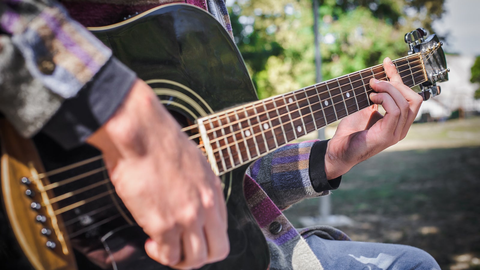 Man playing guitar