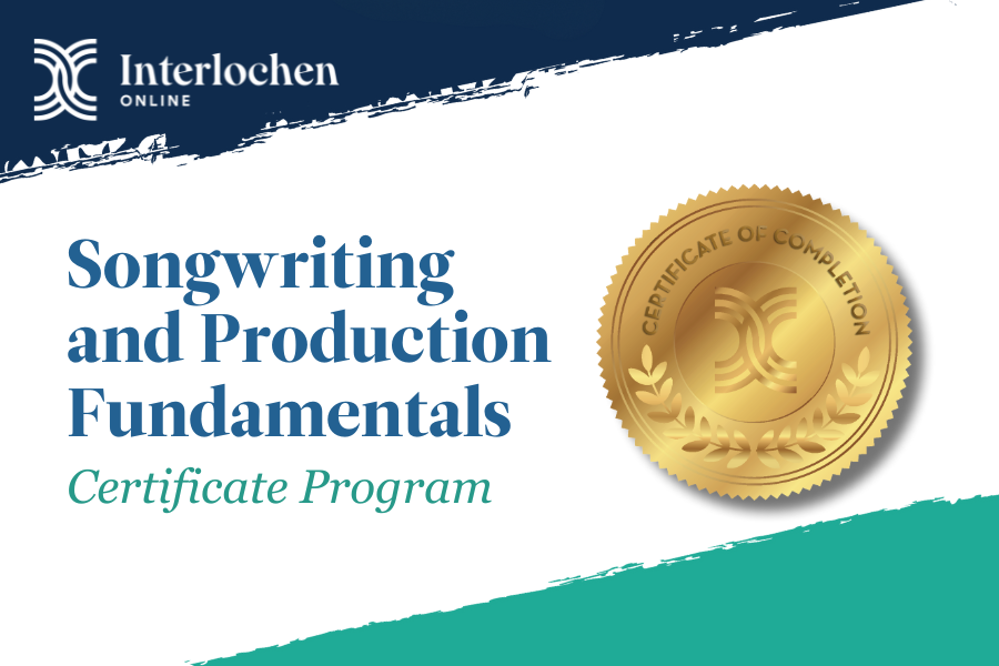 interlochen online songwriting and production fundamentals certificate