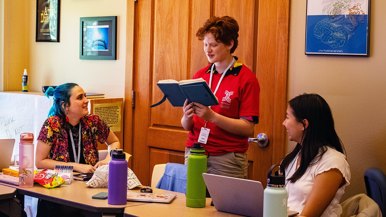 Students in the Playwriting Intensive program.