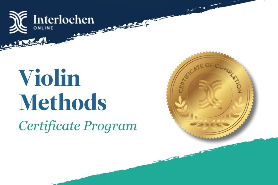 interlochen online violin methods certificate program