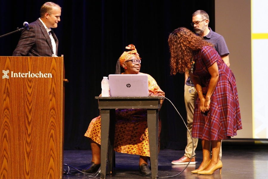 Dr. Loretta Ross speaks at Interlochen Center for the Arts