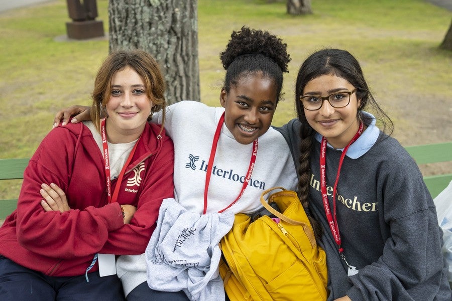 Arts Camp students smile for the camera