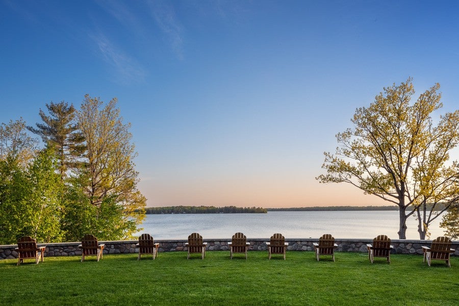 Lake view from Stone Hotel lobby