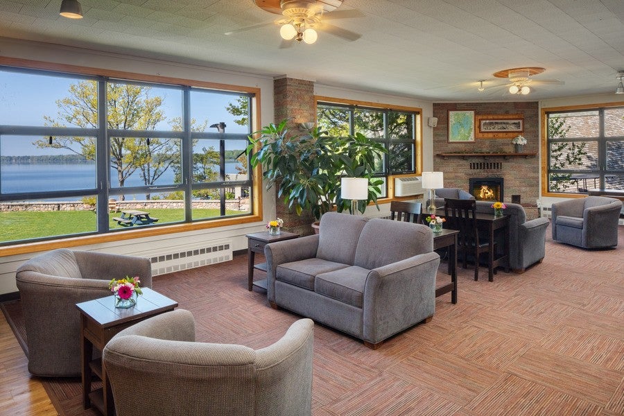 Interior of Stone Hotel Lobby