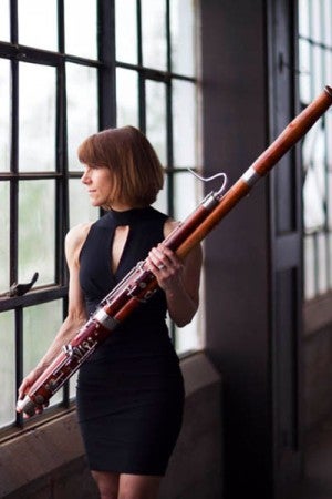 Photo of bassoonist Kristen Wolfe Jensen