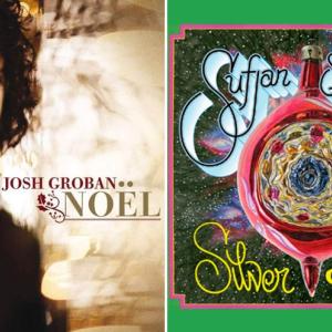 The album artwork for Josh Groban's "Noël" and Sufjan Stevens' "Silver and Gold" 