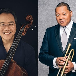 Cellist Yo-Yo Ma and trumpeter/composer Wynton Marsalis